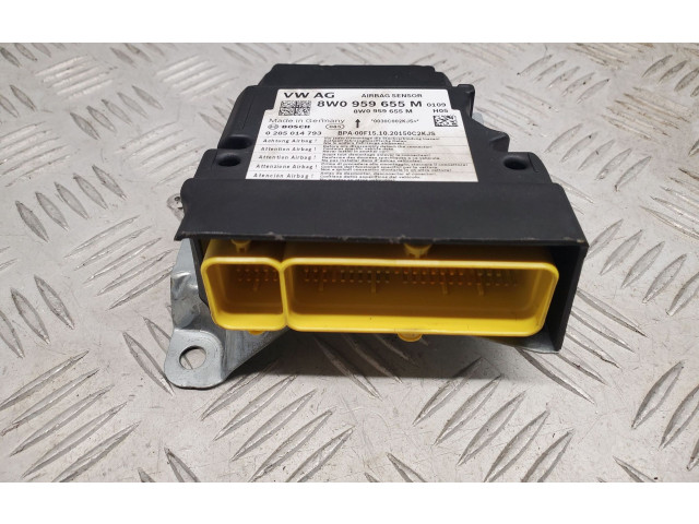 Блок подушек безопасности 8W0959655M   Audi A4 S4 B9 8W