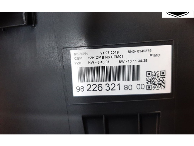 Přístrojová deska  Opel Crossland X 2018 769167680U, 3549711  