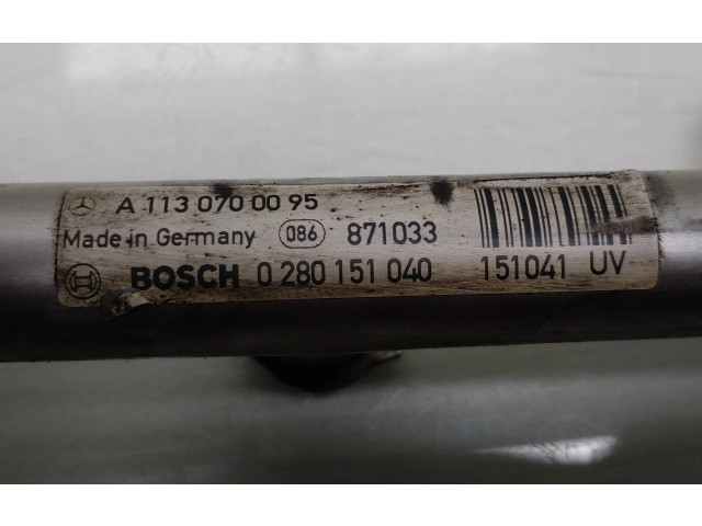 Топливная рампа A1130700095, 0280151040   Mercedes-Benz S W220   для двигателя 113 960