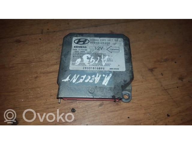 Блок подушек безопасности 9591025200, 95910-25200   5wk42928   Hyundai Accent