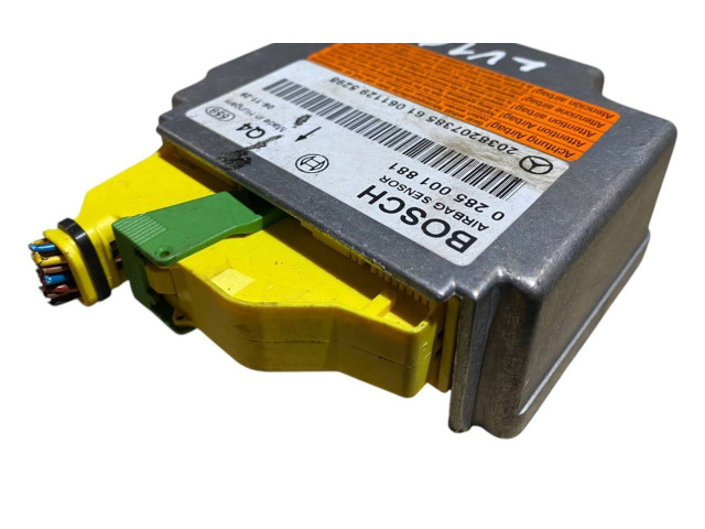 Блок подушек безопасности 2038207385, 0285001881   Mercedes-Benz C W203