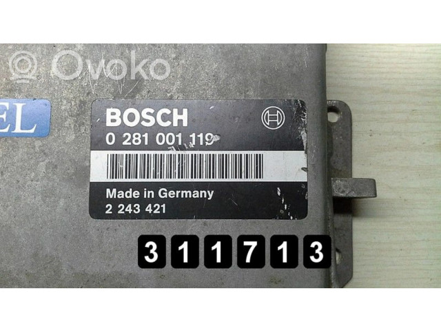 Řídící jednotka 0281001119   BMW 5 E34 1990