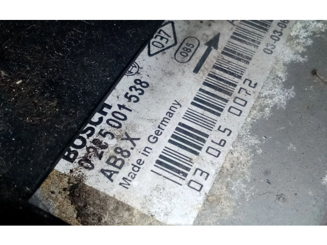Блок подушек безопасности 0285001538   Renault Clio I