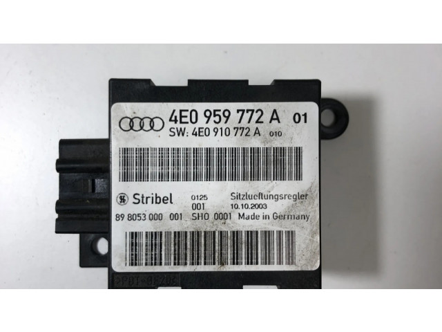 Блок управления 4E0959772A, 4E0910772A   Audi A8 S8 D3 4E