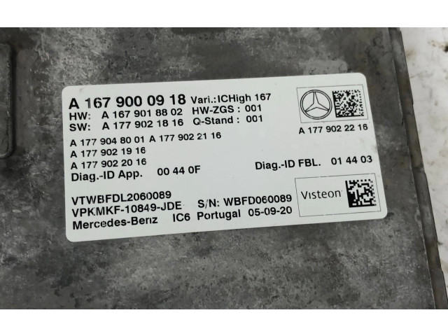 Подушка безопасности водителя A1679000918, A1679018802   Mercedes-Benz GLE W167