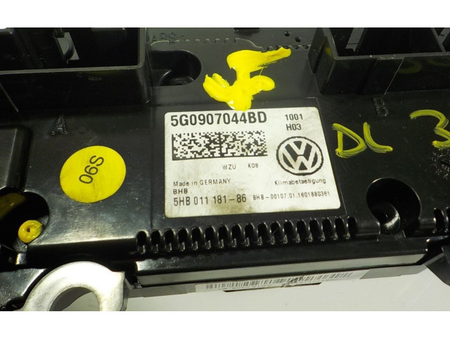 Блок управления климат-контролем 5G0907044BDWZU, 5G0907044BD   Volkswagen Golf SportWagen