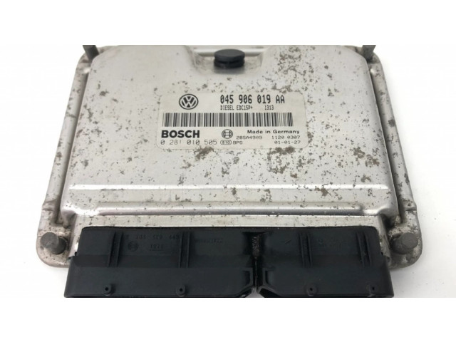 Блок управления двигателя 045906019AA, 0281010505   Volkswagen Lupo