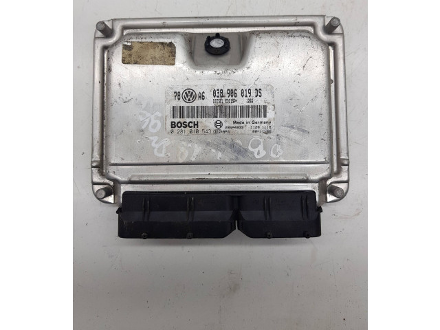 Řídící jednotka 038906019DS, 0281010543   Audi A6 S6 C5 4B 2000