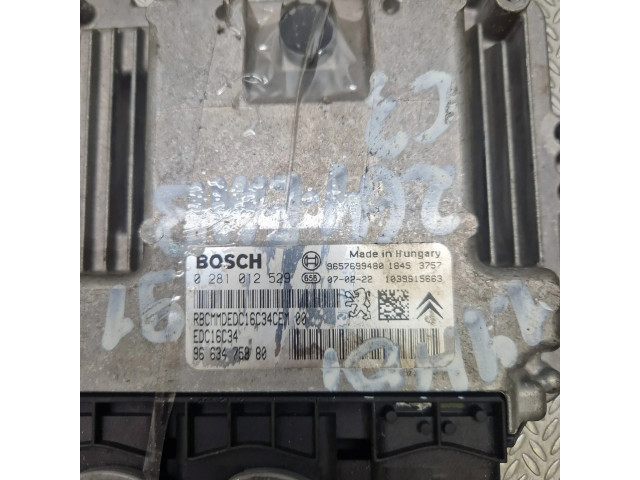 Блок управления двигателя 9663475880, 9657699480   Citroen C3