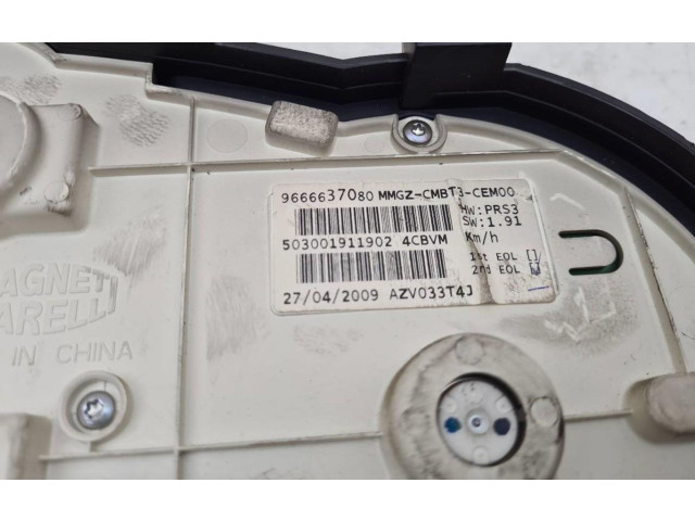 Přístrojová deska  Peugeot 206 2009 9666637080  