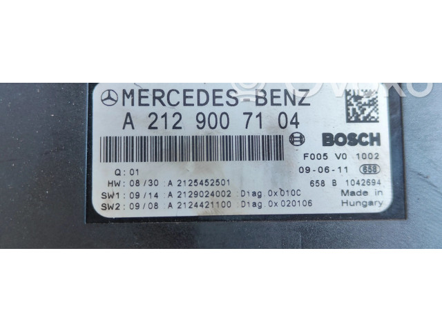 Блок предохранителей A2129007104   Mercedes-Benz E W212    