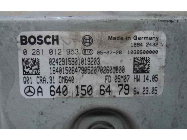 Řídící jednotka A6401506479   Mercedes-Benz B W245 2005