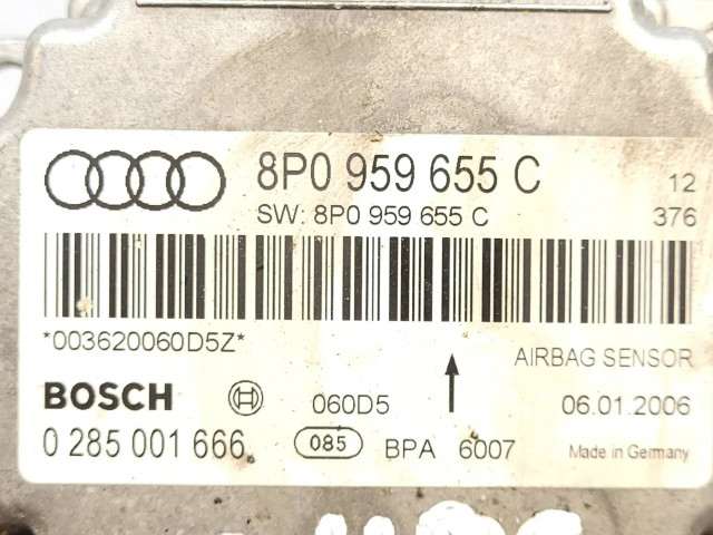 Блок подушек безопасности 8P0959655C, 0285001666   Audi A3 S3 8P