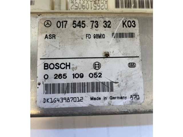 Блок управления АБС 0175457332, 0265109052   Mercedes-Benz E W212