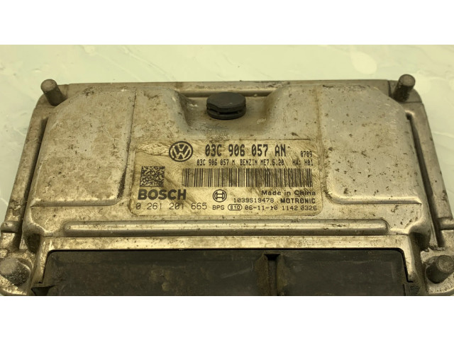 Блок управления двигателем Блок управления 03C906057AN   Skoda Roomster (5J)