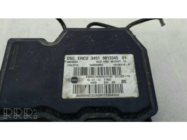 Блок АБС 9807210   Mini  Cooper Countryman R60  2011-2016 года