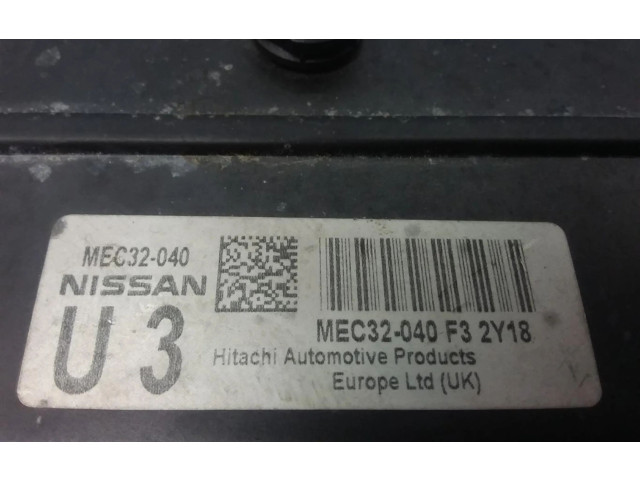 Řídící jednotka MEC32040   Nissan Micra 