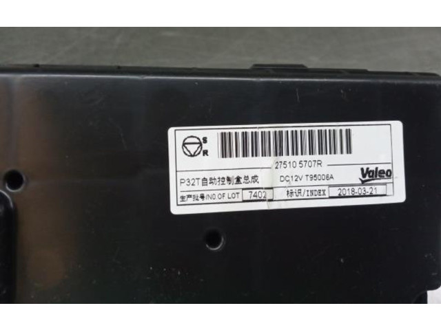 Блок управления климат-контролем 275105707R, DIGITAL   Renault Kadjar