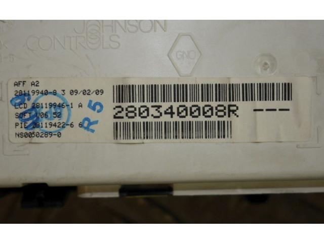 Дисплей    280340008R, 280340008R   Renault Megane II