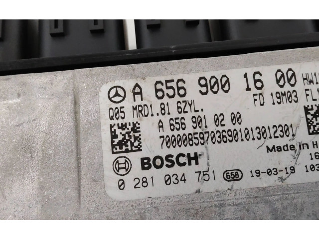 Řídící jednotka A6569001600, A6569010200   Mercedes-Benz GLC X253 C253 2019