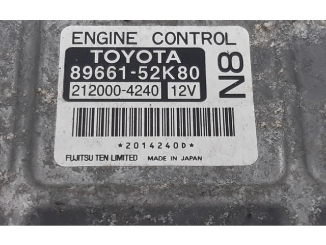 Řídící jednotka 8966152K80, 8966152K80   Toyota Urban Cruiser (XP110) 2009