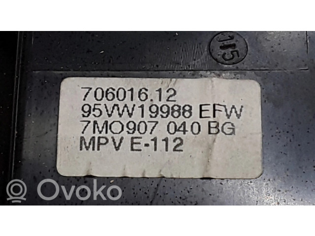 Блок управления климат-контролем 7MO907040BG, 95VW19988EFW   Ford Galaxy