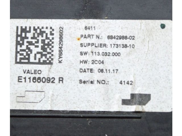 Блок управления климат-контролем 6842986, E1166092R   BMW i3