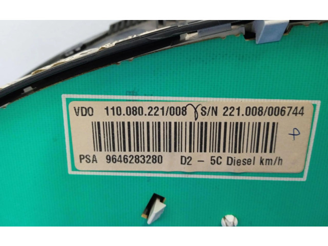 Přístrojová deska  Peugeot 207 CC  9646283280  