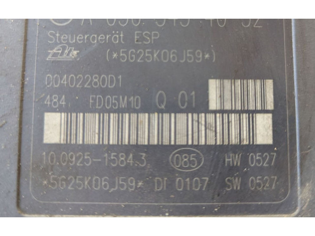 Jednotka ABS A0064310312, A0365454032   Mercedes-Benz C W203 2005