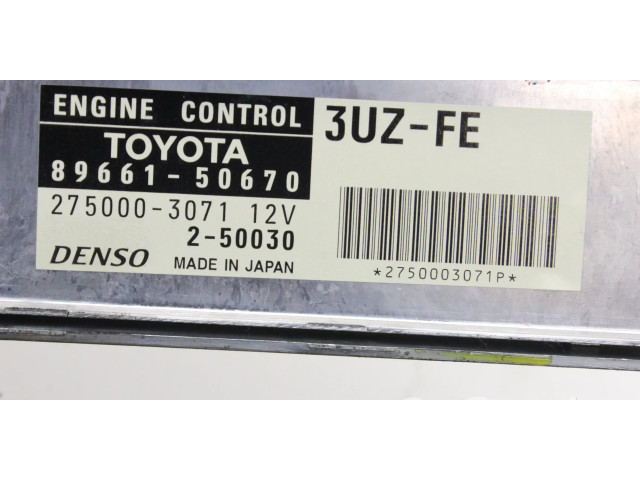 Блок управления двигателя 8966150670   Lexus LS 430