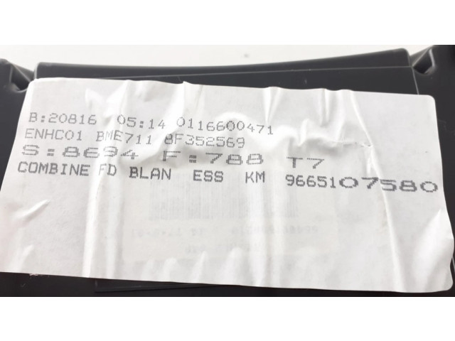 Přístrojová deska  Peugeot 308 2009 9665107580  