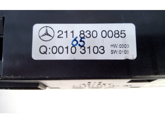 Блок управления климат-контролем 23118300085, E3-A1-8-3   Mercedes-Benz E W211