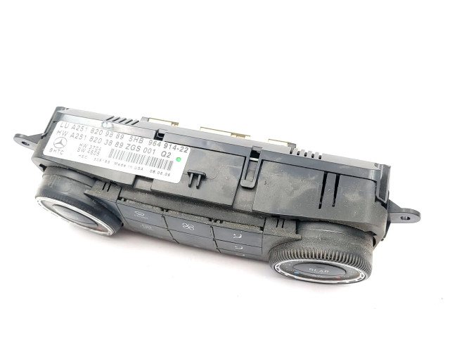 Блок управления климат-контролем A2518209889, A2518203889   Mercedes-Benz ML W164