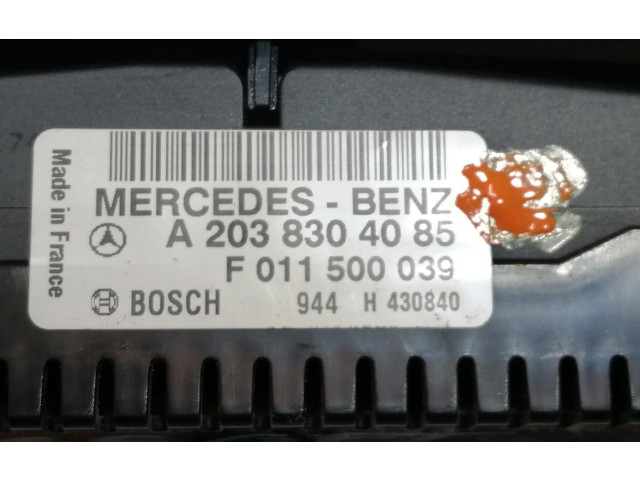 Модуль блока управления кондиционером A2038304085   Mercedes-Benz CLC CL203