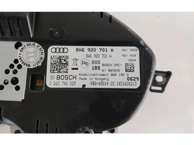 Přístrojová deska  Audi A5 2018 8W6920701A  