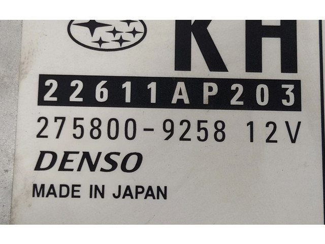 Řídící jednotka 22611AP203, 2758009258   Subaru Forester SH 2010