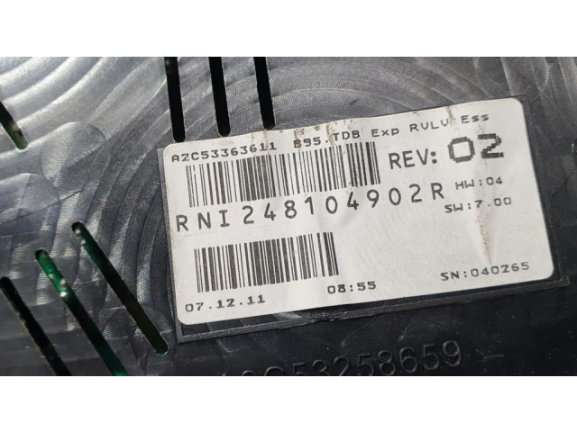 Přístrojová deska  Renault Megane III 2009 248104902R, A2C53363611  