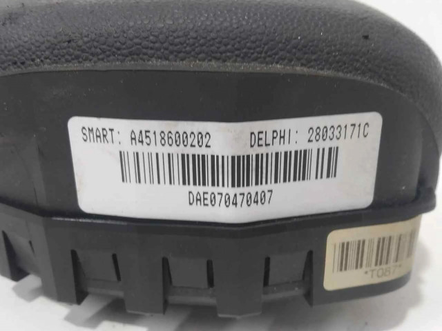 Подушка безопасности водителя A4518600202   Smart ForTwo II