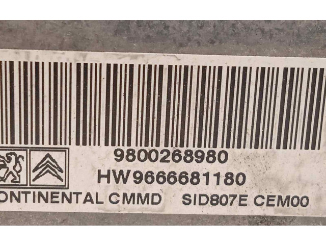 Řídící jednotka 9800268980, 9666681180   Peugeot 5008 2013