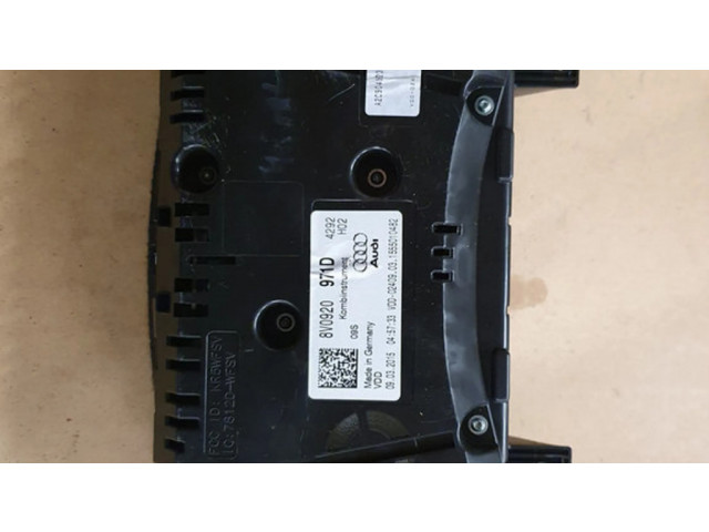 Панель приборов 8V0920971D   Audi A3 S3 8V       