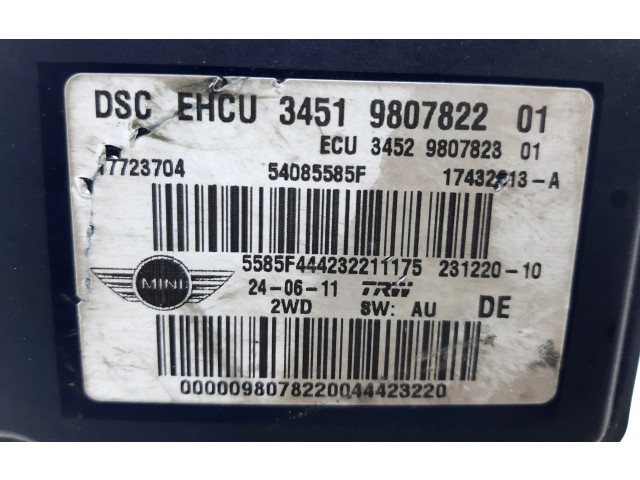 Блок АБС 34519807822, 118920   Mini  One - Cooper R56  2014-- года