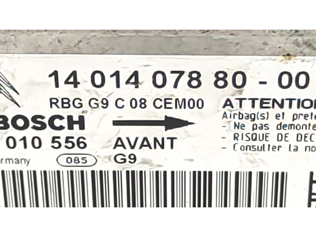 Блок подушек безопасности 1401407880, 0285010556   Fiat Scudo