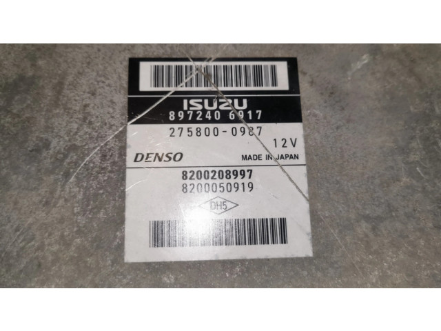 Řídící jednotka 8972406917, 2758000987   Renault Vel Satis 2004