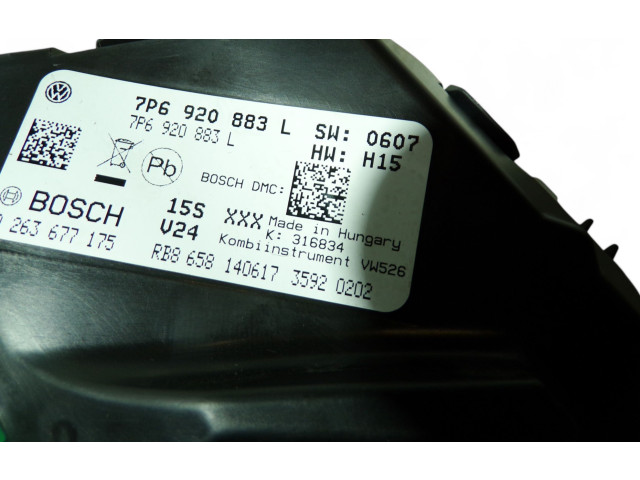 Панель приборов 7P6920883L, 0263677175   Volkswagen Touareg II       