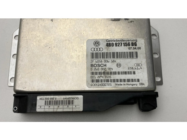 Блок управления коробкой передач 4B0927156BG, 0260002724   Audi A6 Allroad C5