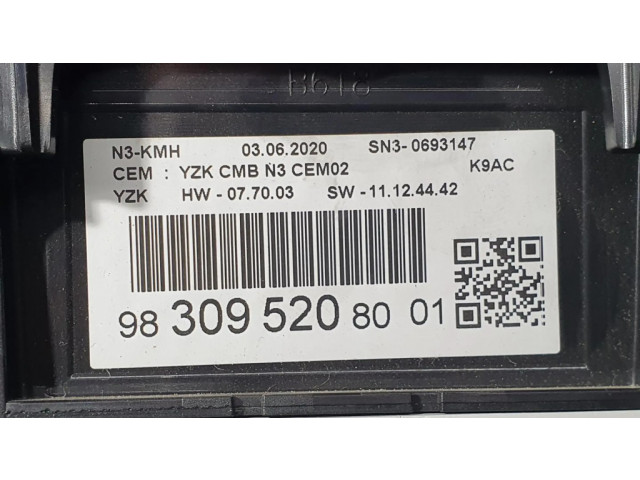 Панель приборов 9830952080, YZKCMBN3   Citroen Berlingo       