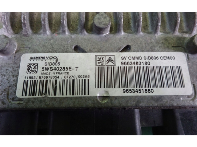Řídící jednotka 9653451880   Citroen C2 2007