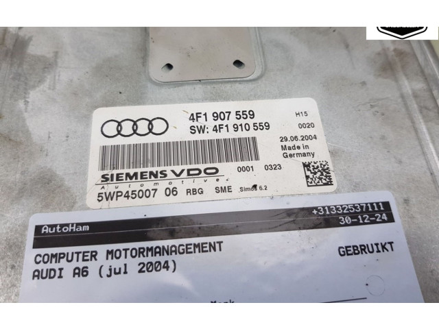 Řídící jednotka 4F1910559RX, 4F1907559   Audi A6 S6 C6 4F 2004