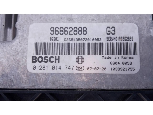 Řídící jednotka 96862888, 0281014747   Chevrolet Epica 2007