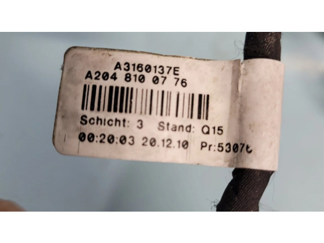 Zpětné zrcátko  levé Mercedes-Benz C W204 2010  A2048100776  